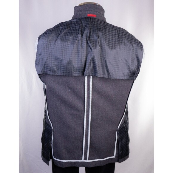 JOHN VARVATOS Blazer Sport Coat Casual Jacket Size 44R Gray Striped Wool Blend - Picture 12 of 13